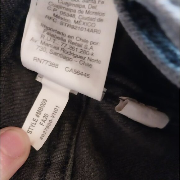 Madewell Petite 10" High-Rise Skinny Jeans in Black Starkey Wash Sz 25P - Picture 11 of 15